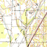 United States Geological Survey Alicia, AR (1935, 62500-Scale) digital map