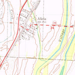 United States Geological Survey Alicia, AR (1980, 24000-Scale) digital map