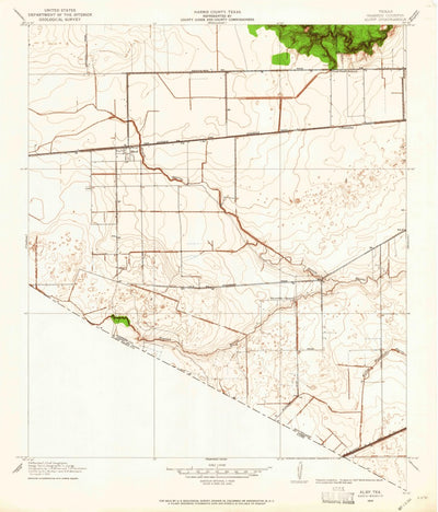 United States Geological Survey Alief, TX (1915, 24000-Scale) digital map