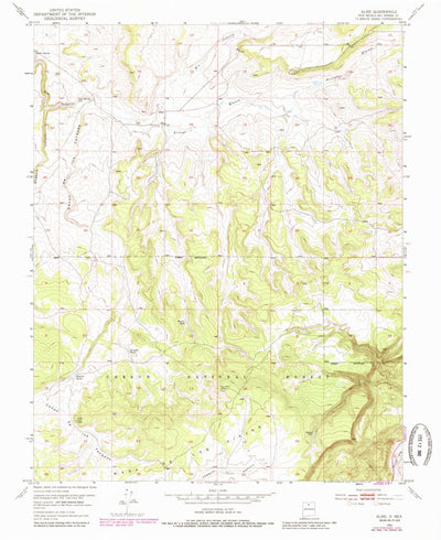 United States Geological Survey Alire, NM (1953, 24000-Scale) digital map