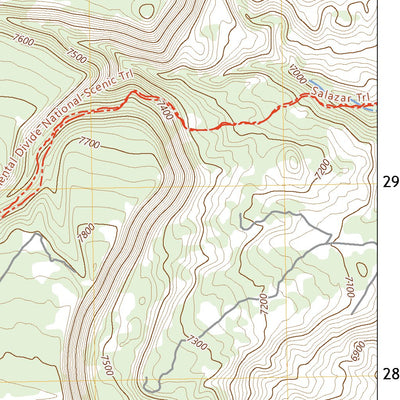 United States Geological Survey Alire, NM (2023, 24000-Scale) digital map