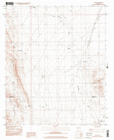 United States Geological Survey Alivio, NM (1996, 24000-Scale) digital map