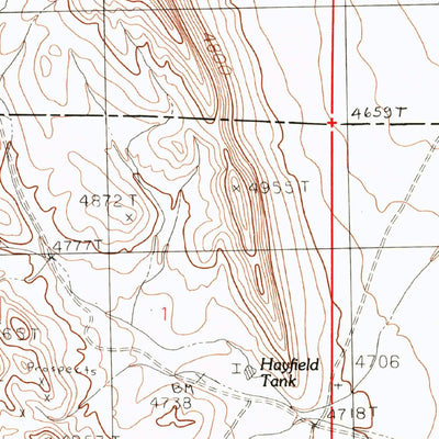 United States Geological Survey Alivio, NM (1996, 24000-Scale) digital map