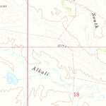 United States Geological Survey Alkali Creek East, SD (1978, 24000-Scale) digital map