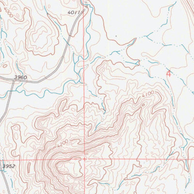 United States Geological Survey Alkali Creek, WY (1966, 24000-Scale) digital map