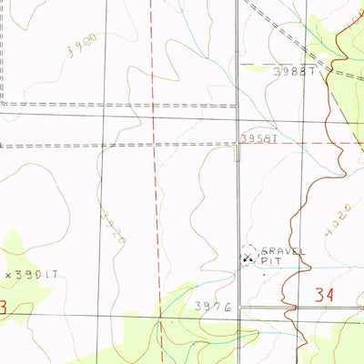 United States Geological Survey Alkali Flat, OR (1990, 24000-Scale) digital map