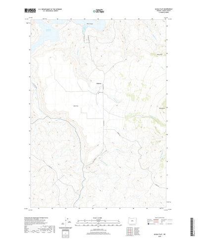 United States Geological Survey Alkali Flat, OR (2020, 24000-Scale) digital map