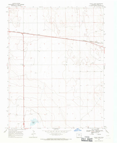 United States Geological Survey Alkali Lake, CO (1968, 24000-Scale) digital map