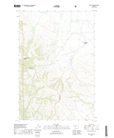 United States Geological Survey Alkali Lake, MT (2020, 24000-Scale) digital map