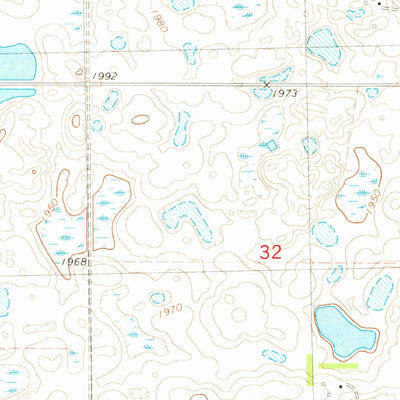 United States Geological Survey Alkali Lake, ND (1981, 24000-Scale) digital map