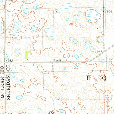 United States Geological Survey Alkali Lake, ND (1981, 24000-Scale) digital map