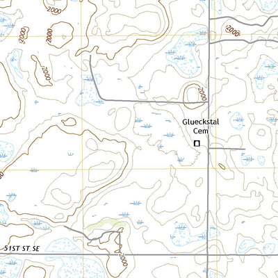 United States Geological Survey Alkaline Lake NW, ND (2020, 24000-Scale) digital map