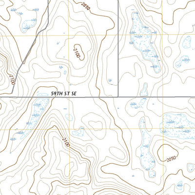 United States Geological Survey Alkaline Lake SW, ND (2020, 24000-Scale) digital map