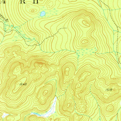 United States Geological Survey Allagash Falls, ME (1932, 62500-Scale) digital map