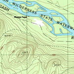 United States Geological Survey Allagash Falls, ME (1986, 24000-Scale) digital map