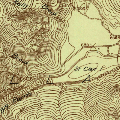 United States Geological Survey Allagash, ME (1930, 48000-Scale) digital map