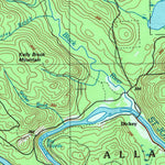 United States Geological Survey Allagash, ME (1993, 100000-Scale) digital map