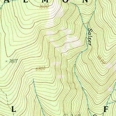 United States Geological Survey Allan Mountain, ID-MT (1991, 24000-Scale) digital map