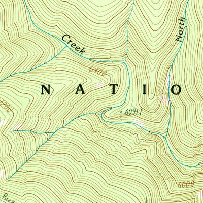 United States Geological Survey Allan Mountain, ID-MT (1991, 24000-Scale) digital map
