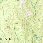 United States Geological Survey Allan Mountain, ID-MT (1998, 24000-Scale) digital map