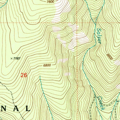 United States Geological Survey Allan Mountain, ID-MT (1998, 24000-Scale) digital map