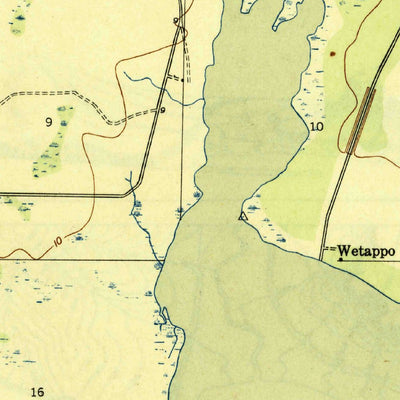 United States Geological Survey Allanton, FL (1945, 31680-Scale) digital map