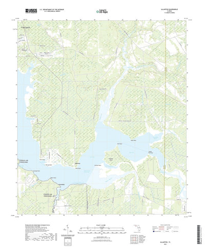 United States Geological Survey Allanton, FL (2021, 24000-Scale) digital map