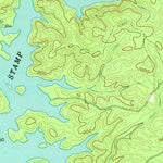 United States Geological Survey Allatoona Dam, GA (1968, 24000-Scale) digital map