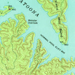 United States Geological Survey Allatoona Dam, GA (1968, 24000-Scale) digital map