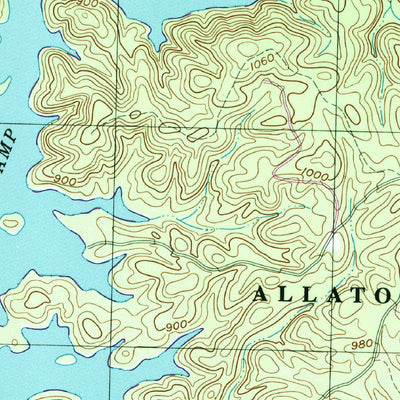 United States Geological Survey Allatoona Dam, GA (1997, 24000-Scale) digital map