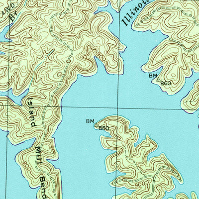 United States Geological Survey Allatoona Dam, GA (1997, 24000-Scale) digital map