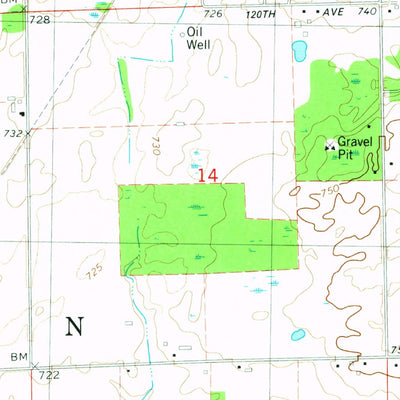 United States Geological Survey Allegan, MI (1981, 24000-Scale) digital map