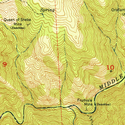 United States Geological Survey Alleghany, CA (1951, 24000-Scale) digital map