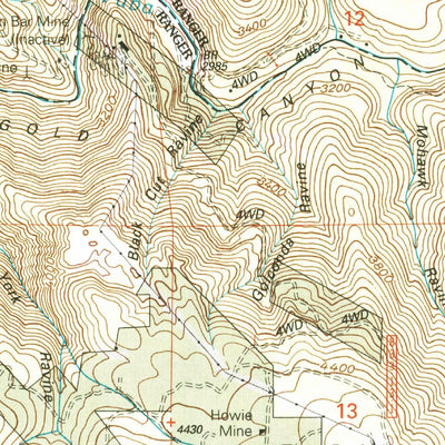 United States Geological Survey Alleghany, CA (2000, 24000-Scale) digital map