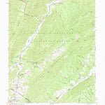 United States Geological Survey Alleghany, VA-WV (1966, 24000-Scale) digital map