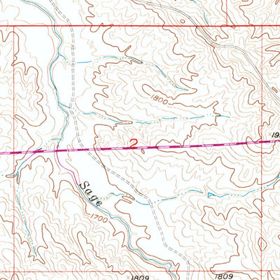 United States Geological Survey Alleman Station, SD (1956, 24000-Scale) digital map