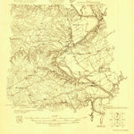 United States Geological Survey Allen Bend, TX (1924, 48000-Scale) digital map