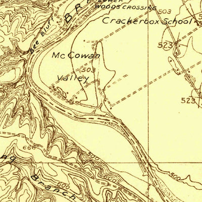 United States Geological Survey Allen Bend, TX (1924, 48000-Scale) digital map