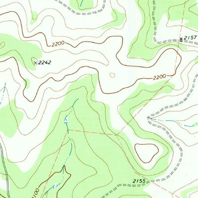 United States Geological Survey Allen Creek, TX (1974, 24000-Scale) digital map