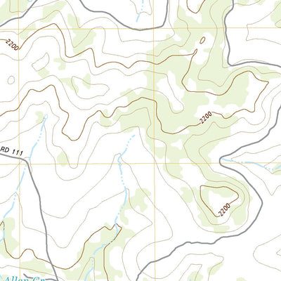 United States Geological Survey Allen Creek, TX (2022, 24000-Scale) digital map