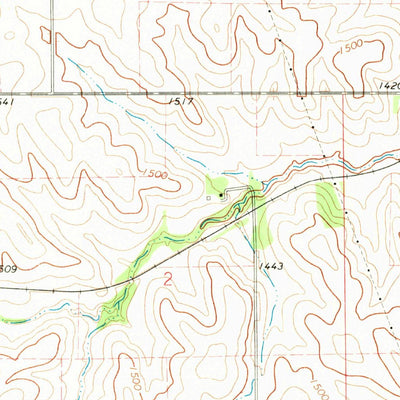 United States Geological Survey Allen, NE (1967, 24000-Scale) digital map