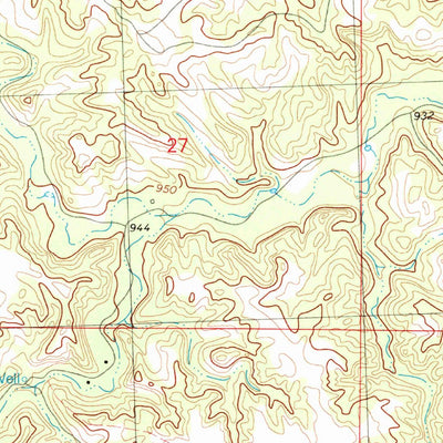 United States Geological Survey Allen, SD (1981, 25000-Scale) digital map