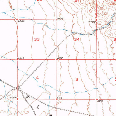 United States Geological Survey Allen Springs, NV (1951, 62500-Scale) digital map