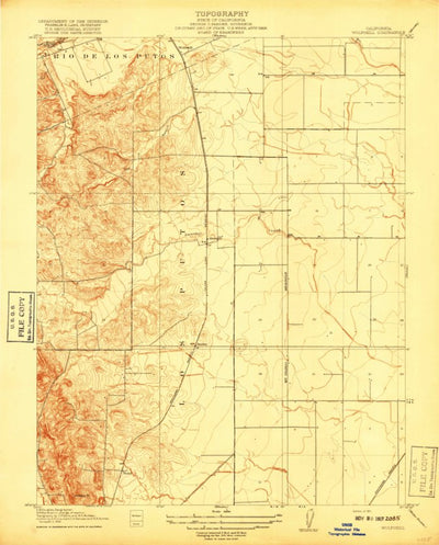 United States Geological Survey Allendale, CA (1917, 31680-Scale) digital map