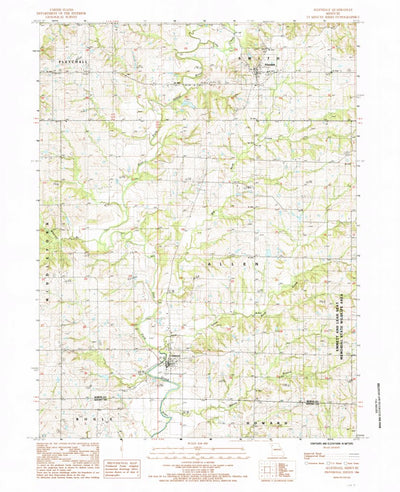 United States Geological Survey Allendale, MO (1984, 24000-Scale) digital map