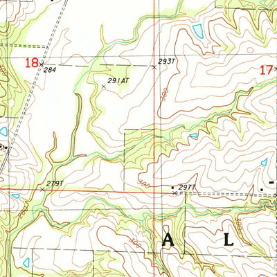 United States Geological Survey Allendale, MO (1984, 24000-Scale) digital map