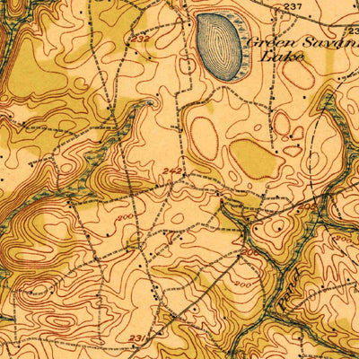 United States Geological Survey Allendale, SC-GA (1919, 62500-Scale) digital map