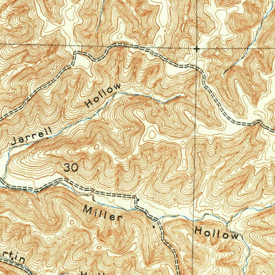 United States Geological Survey Allens Creek, IN (1947, 24000-Scale) digital map