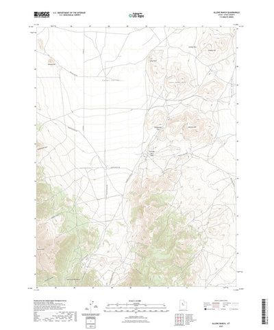 United States Geological Survey Allens Ranch, UT (2023, 24000-Scale) digital map