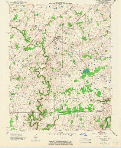 United States Geological Survey Allensville, KY-TN (1950, 24000-Scale) digital map